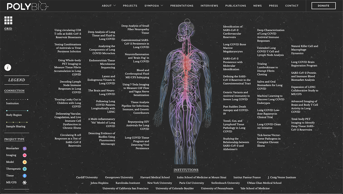best data visualization examples - Consortium Project Explorer