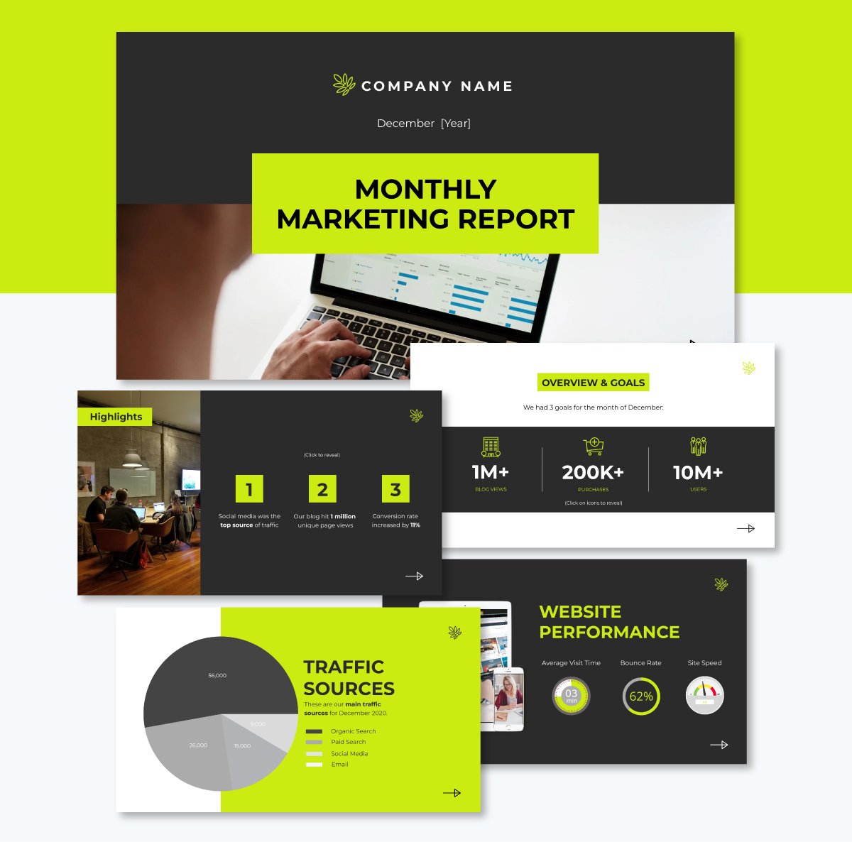business presentation layout - Follow the 10/20/30 Rule