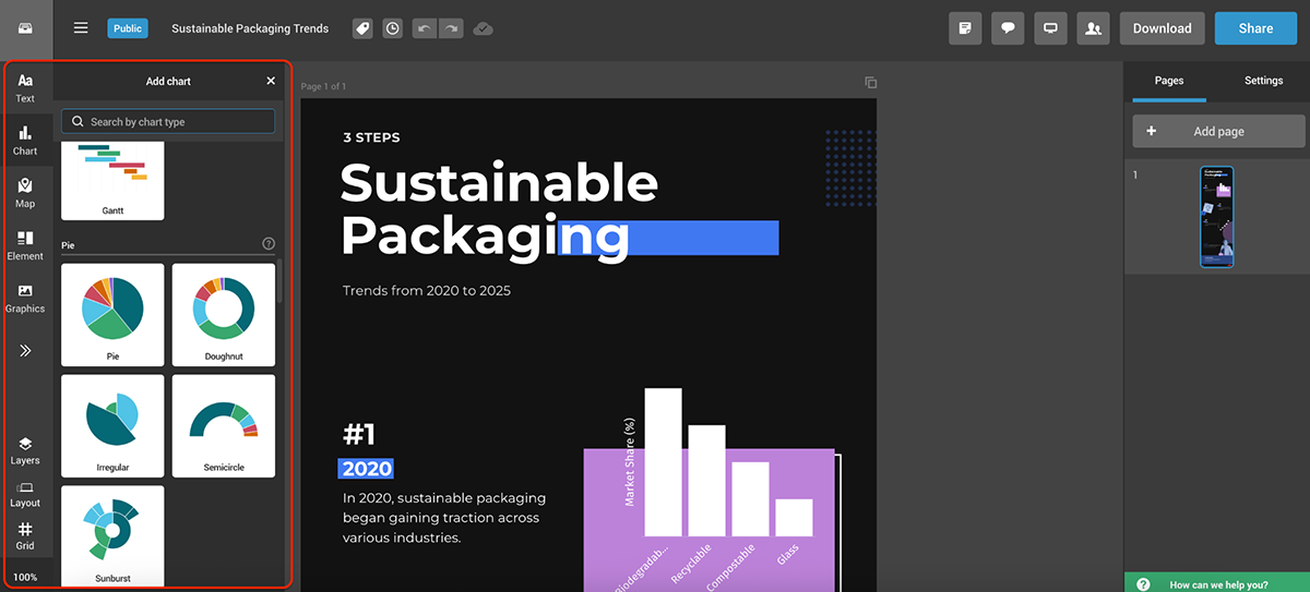 Piktochart alternatives - Infogram