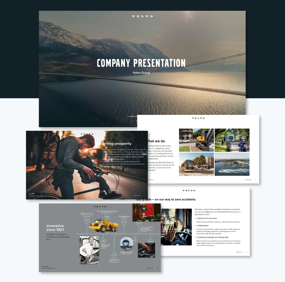 Color Blind Friendly Palettes - Volvo brand guidelines