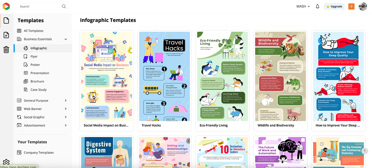 Piktochart alternatives - DocHippo