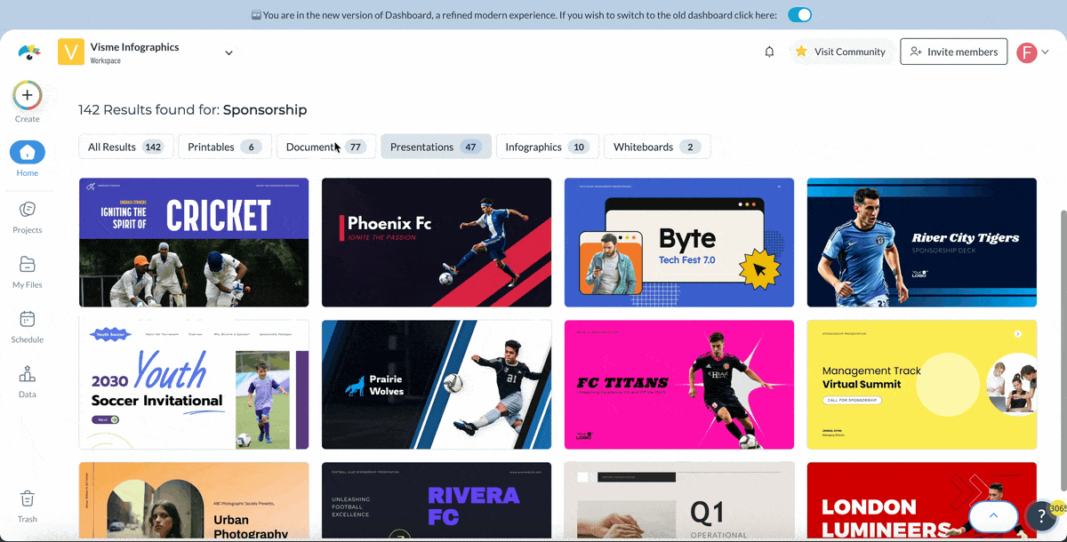 Fit Your Content into a Professionally Premade Template 