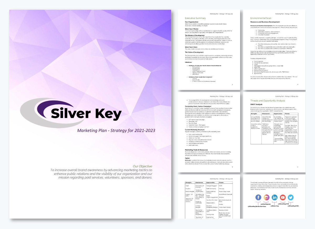 marketing plan examples - Silver Key