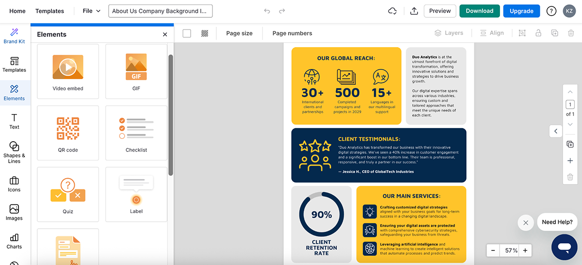 Piktochart alternatives - Venngage