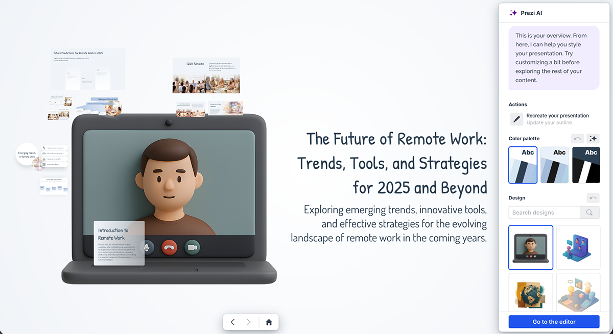 PowerPoint Alternatives Compared in 2026 - Prezi built-in ai tool