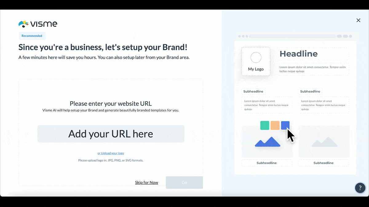 Brand Wizard Visme
