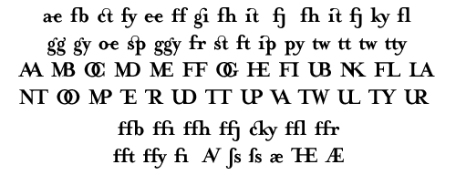 Principles of Accessibility - No ligatures