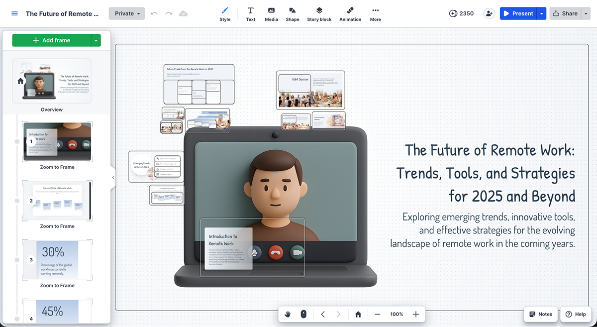 PowerPoint Alternatives Compared in 2026 - Prezi built-in ai tool