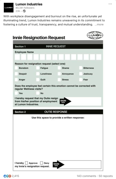 marketing strategy example -Severance’s Social Media Strategy