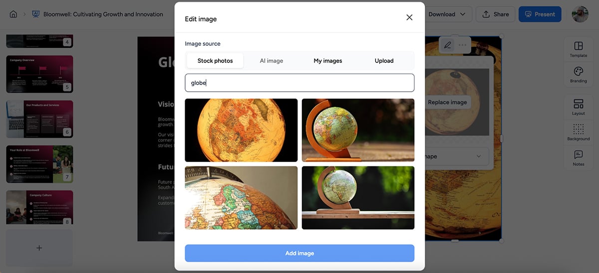 AI That Creates Powerpoint Slides - SlideSpeak