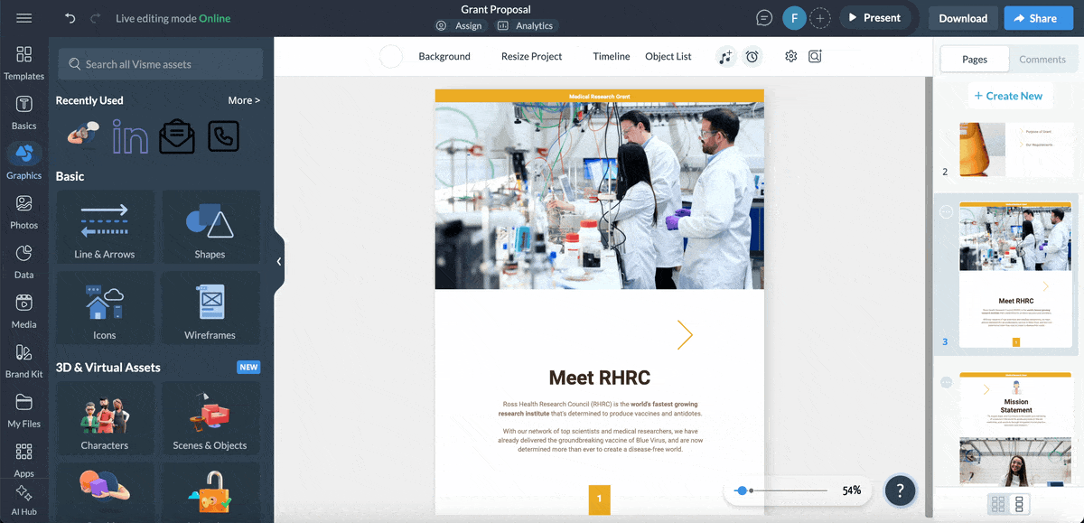 Grant proposal examples -