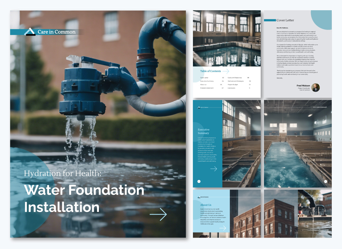 Grant proposal examples - Water Foundation Installation