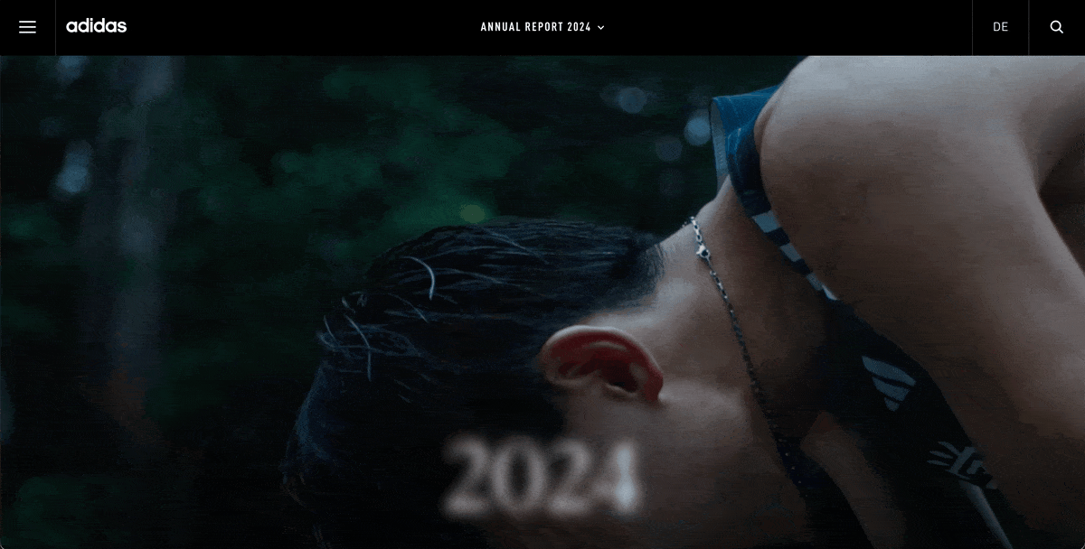 interactive annual report examples - Adidas 2024 Annual Report