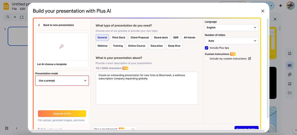 AI That Creates Powerpoint Slides - Plus AI