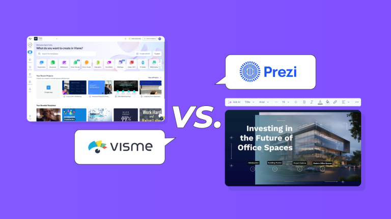Prezi Alternative: Why Visme Is the Better Choice for Visual Content Creation