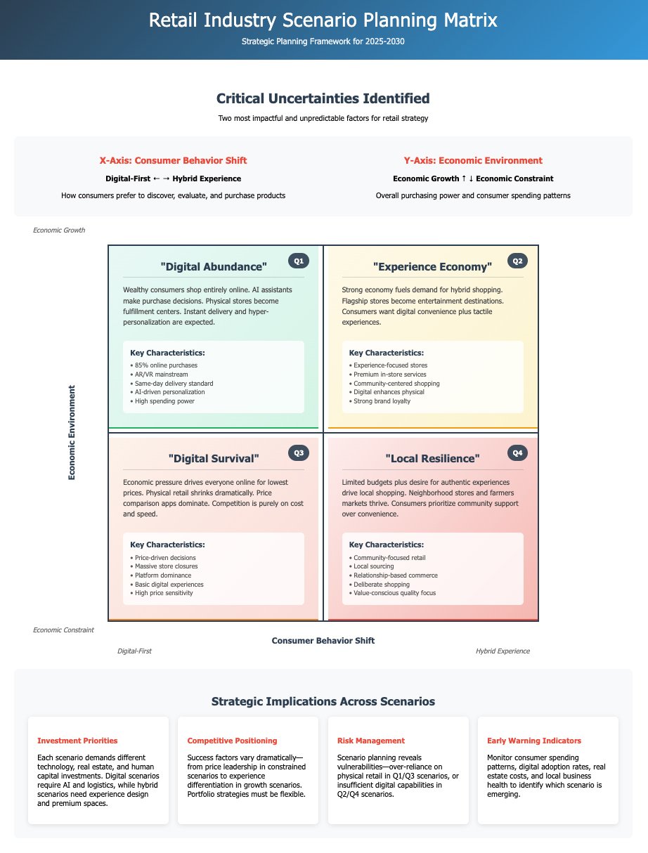 scenario planning matrix
