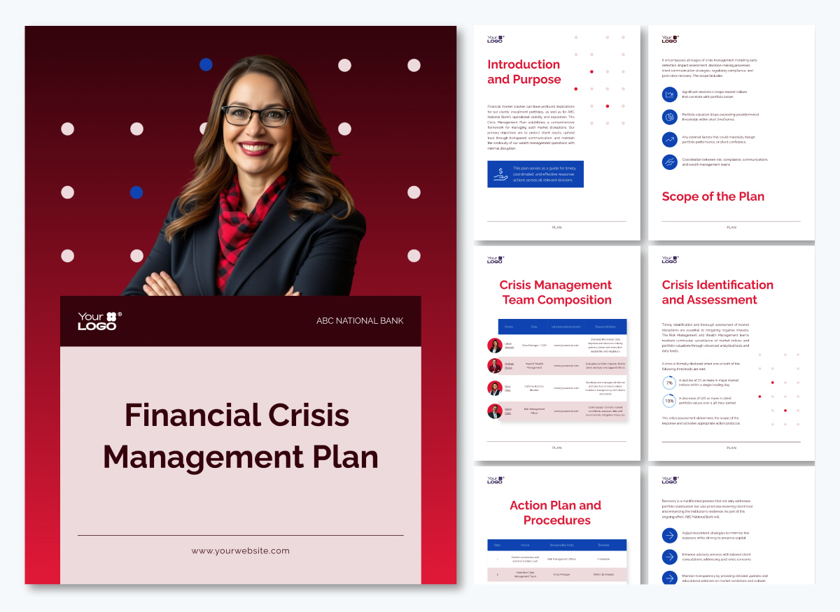 Financial Crisis Management Plan Template