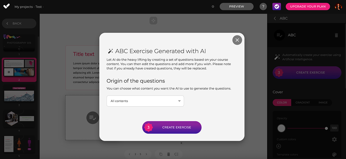 elearning authoring tools - isEazy Author