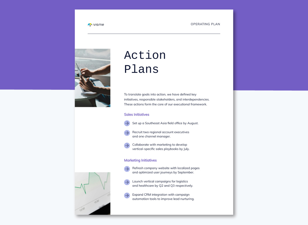 annual operating report plan