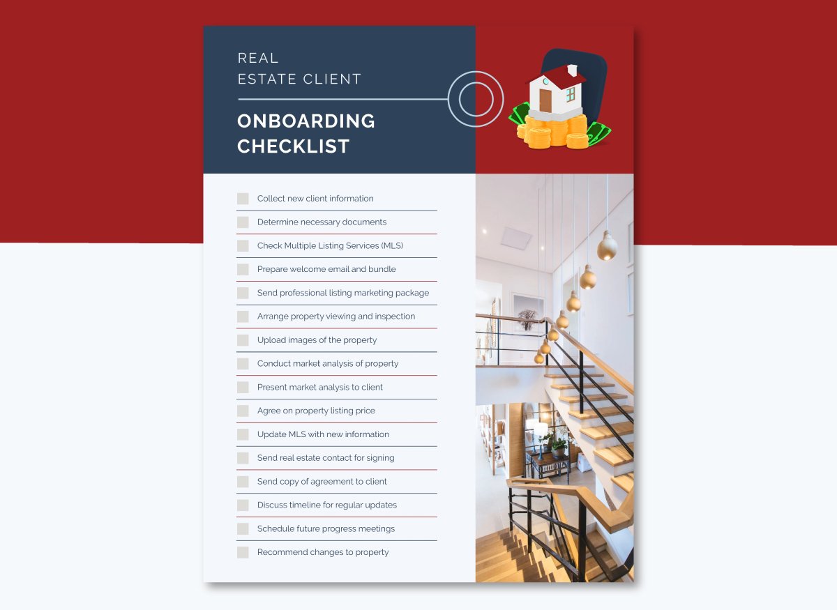 client onboarding checklist - Real Estate Client Onboarding Checklist Template