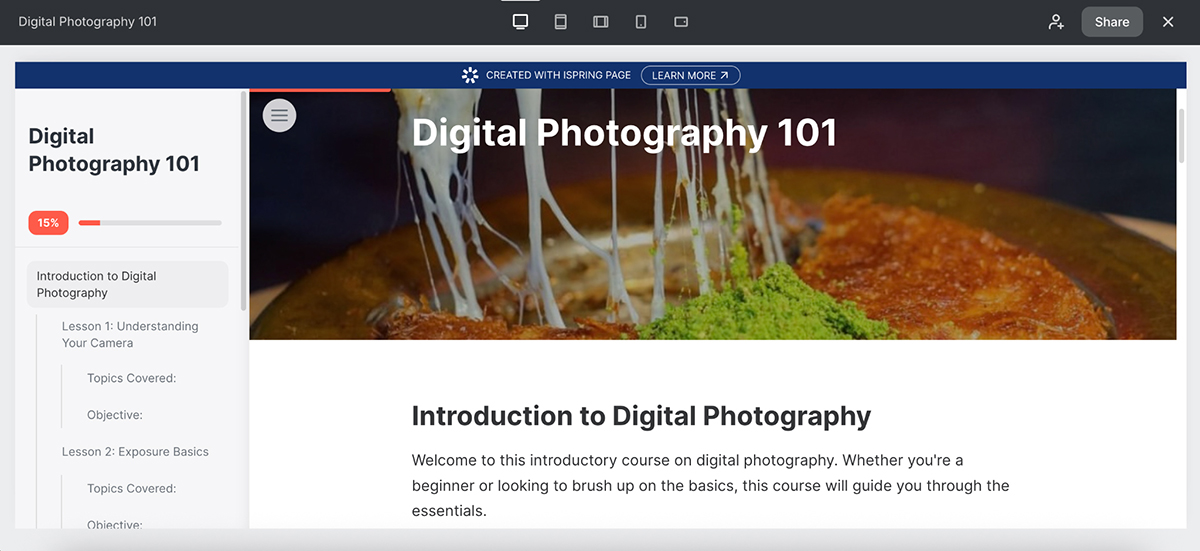 elearning authoring tools - iSpring