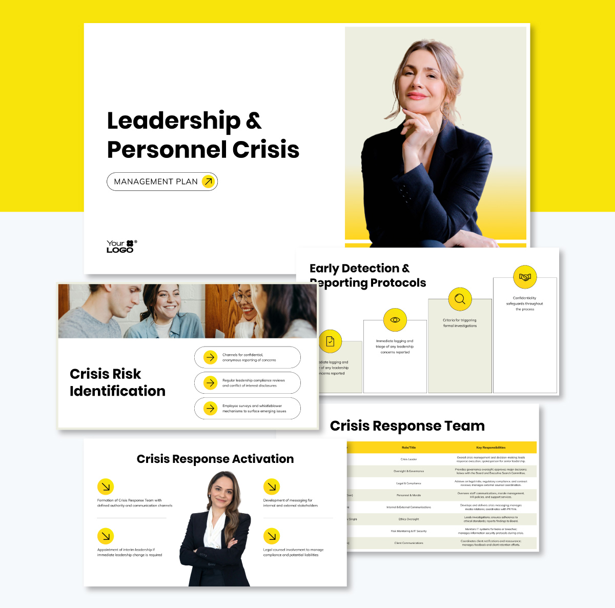 Leadership and Personnel Crisis Management Plan Template