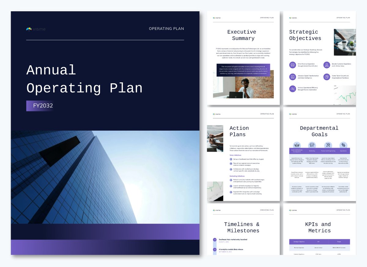 corporate annual operating plan
