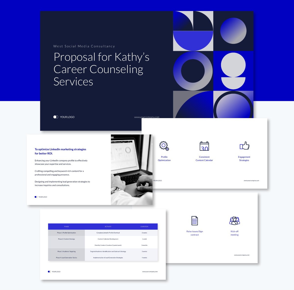 Social Media Consulting Proposal Presentation Template