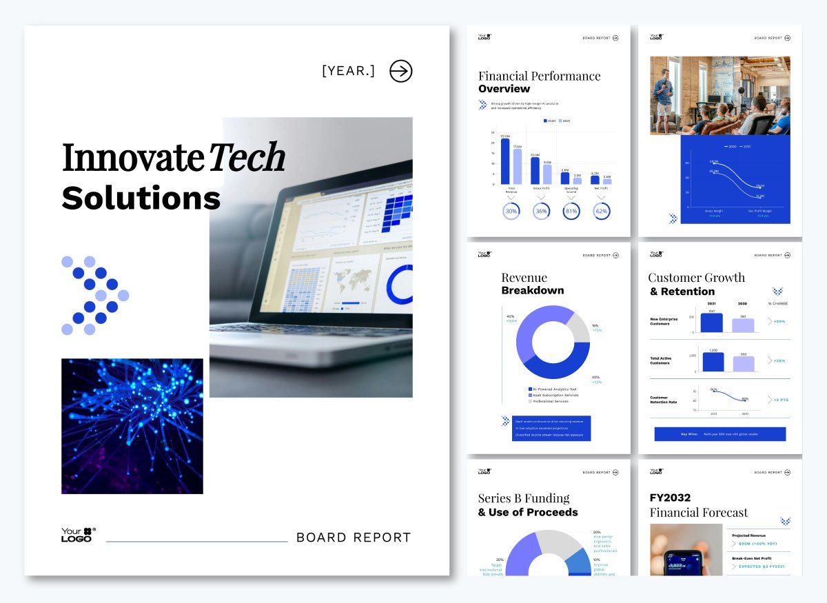 board report data presentation