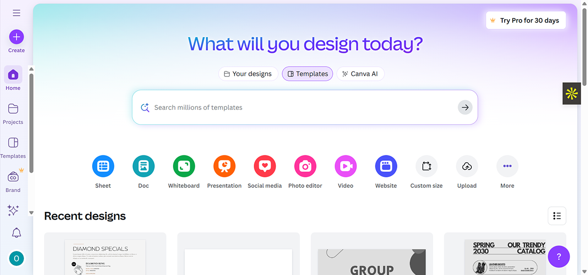 interactive presentation - Canva