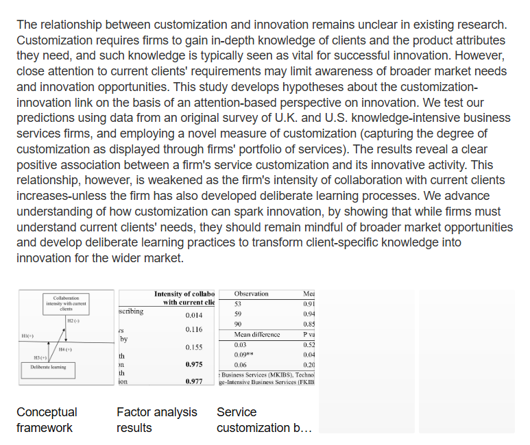 Textual Data Presentation