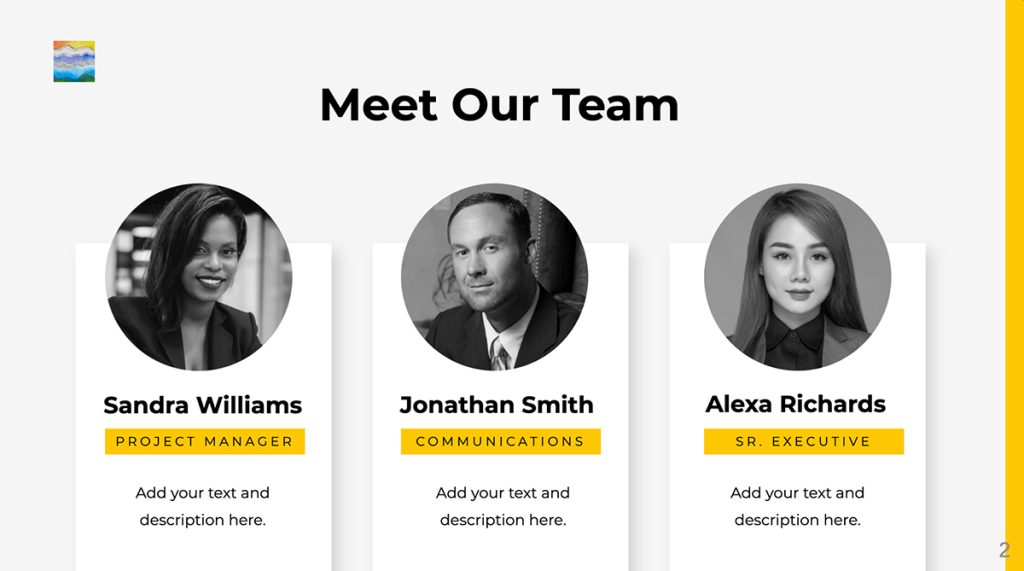 How to Create a Team Slide Pitch Deck + Real-Life Examples