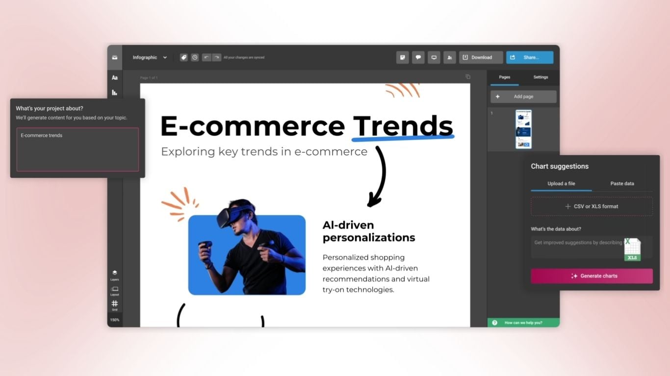 Infogram Data Visualization Tools Dashboard