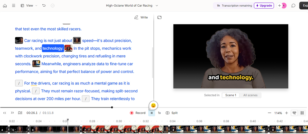 ai tools for content creation - Descript