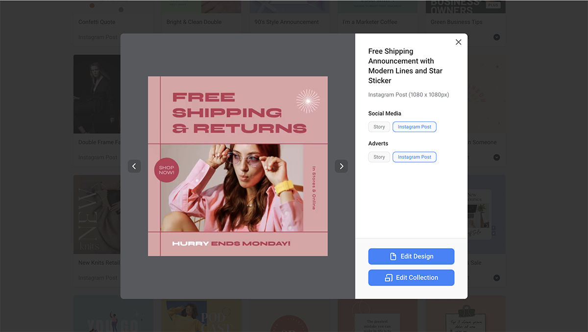 canva alternatives - sharing on social media 