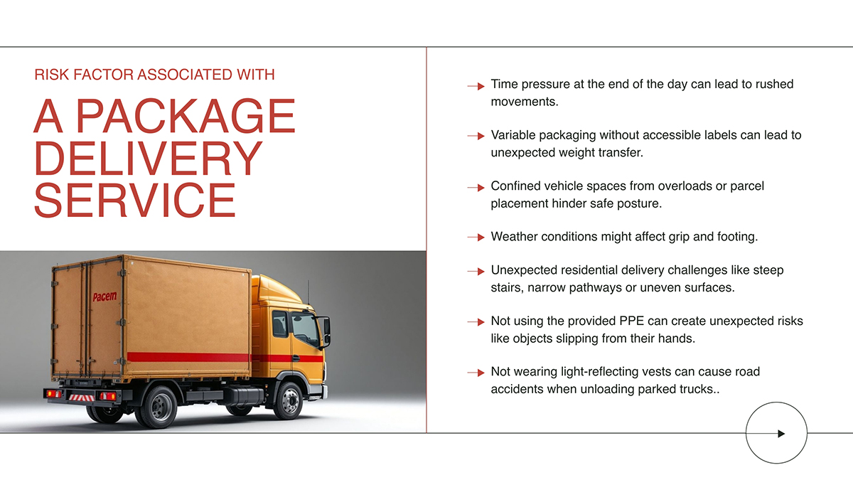Risk Factor Associated with a Package Delivery Service
