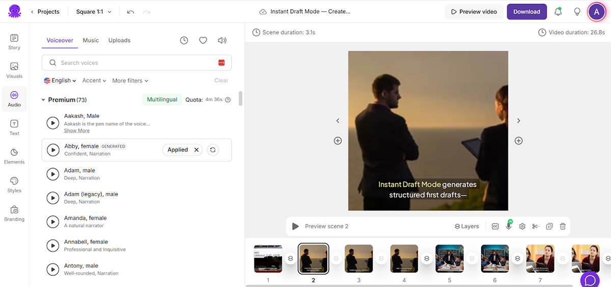 ai tools for content creation - Pictory