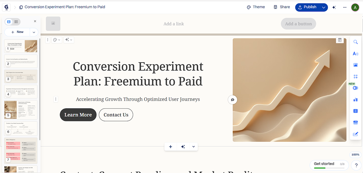ai tools for content creation - Gamma.app
