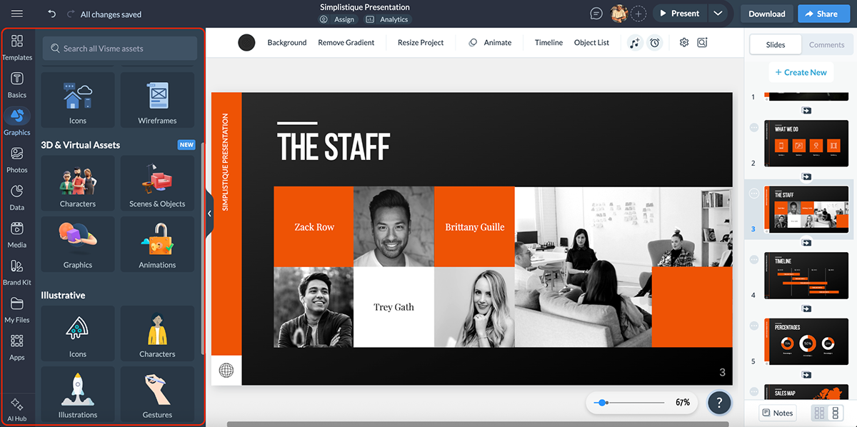 interactive content platforms - Visme