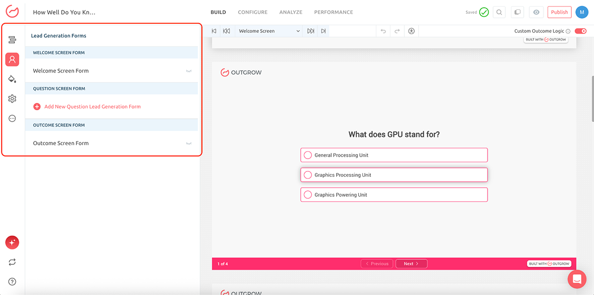 interactive content platforms - Outgrow
