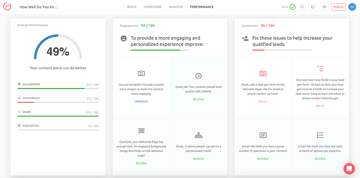 interactive content platforms - Outgrow