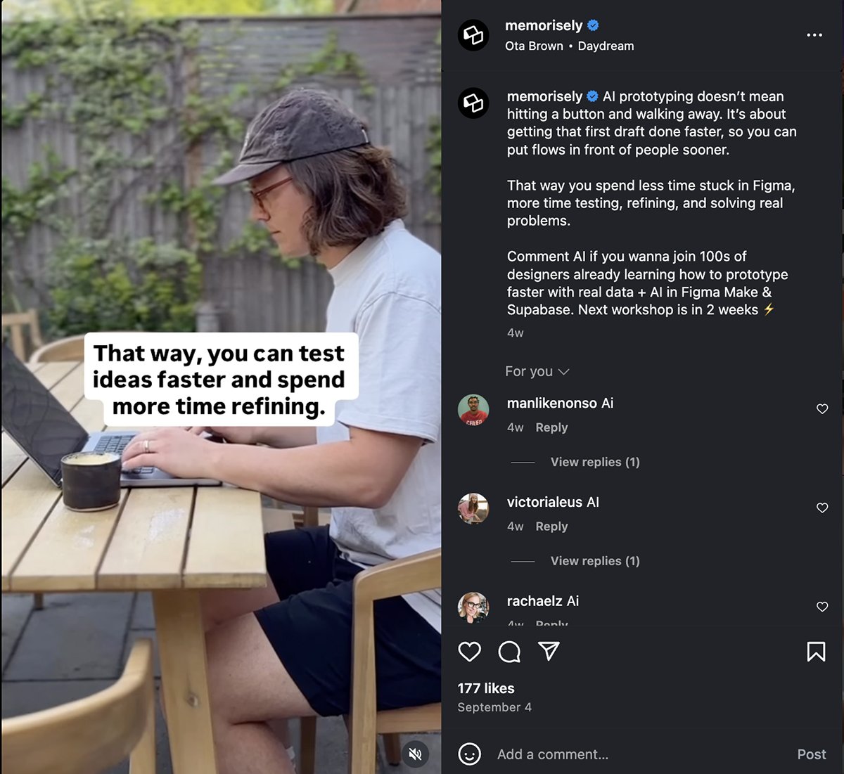 AI design trends - AI videos Zander Whitehurst from Memorisely