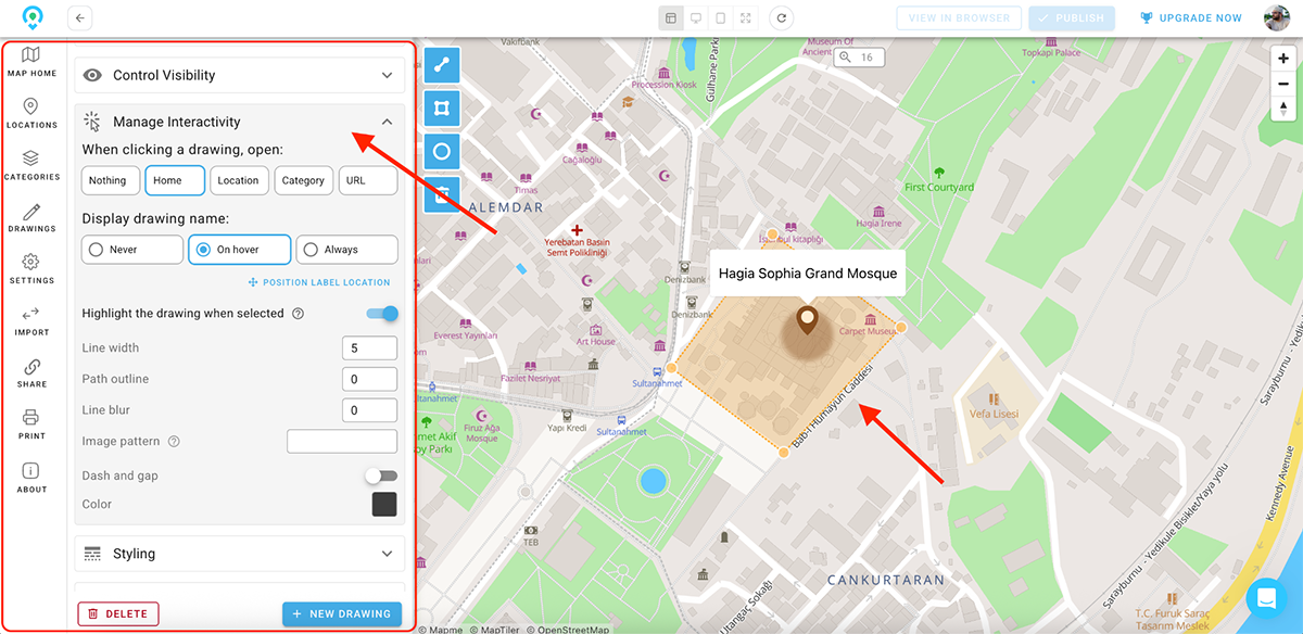 interactive content platforms - Mapme