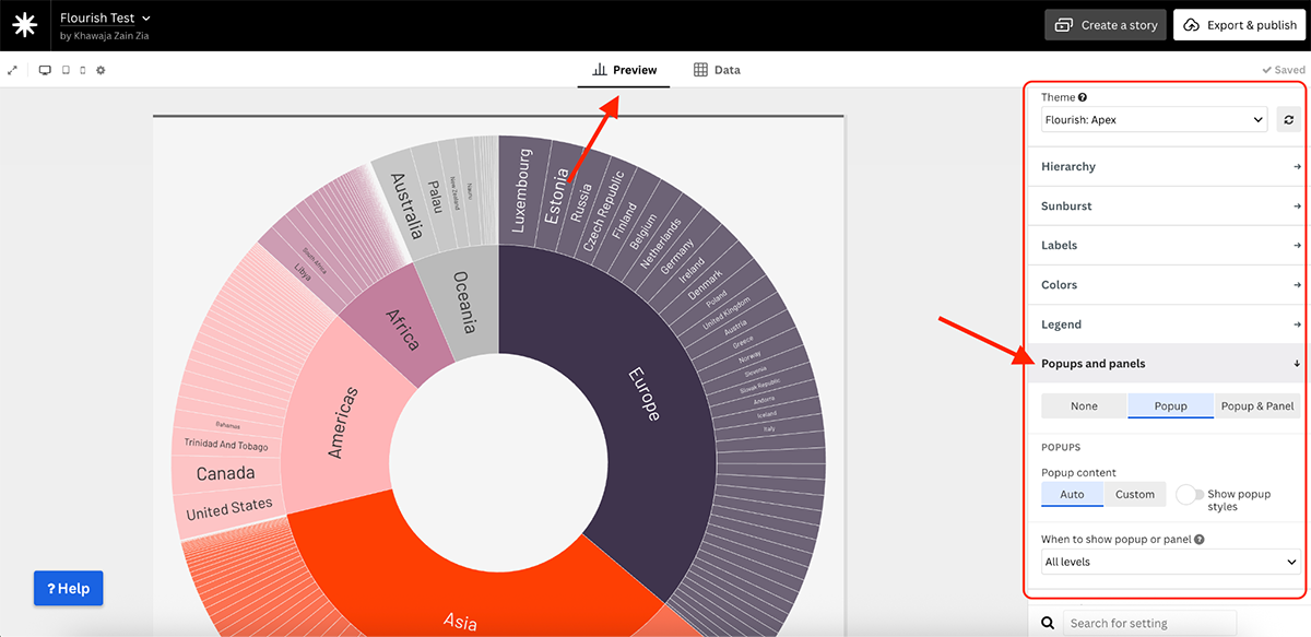 interactive content platforms - Flourish