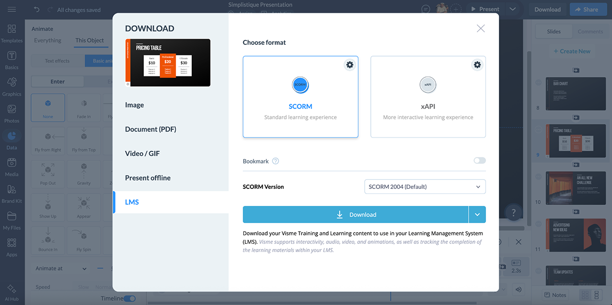 interactive content platforms - Visme