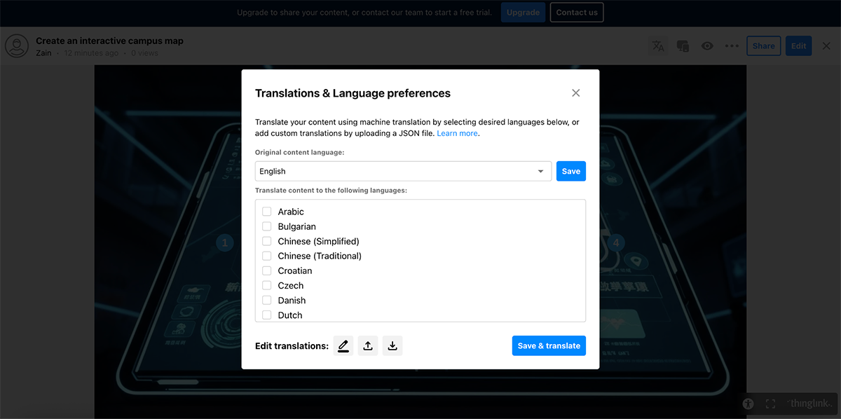 interactive content platforms - ThingLink