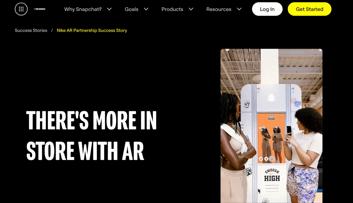interactive immersive experiences - Nike