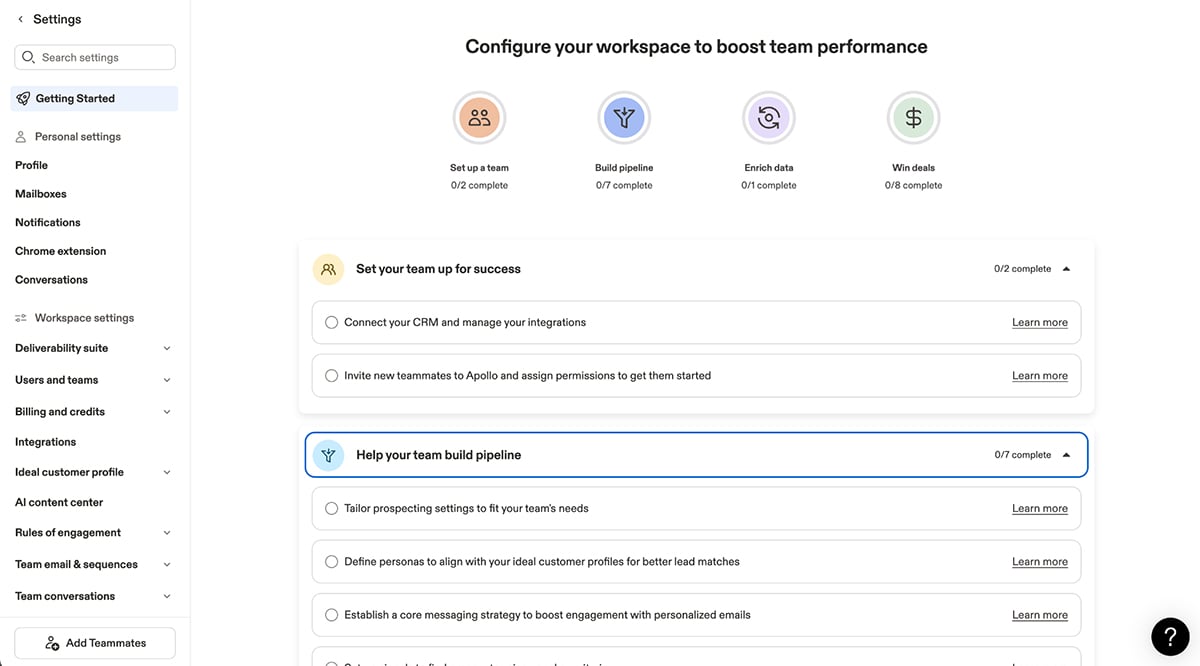 AI sales tools - Apollo.ai