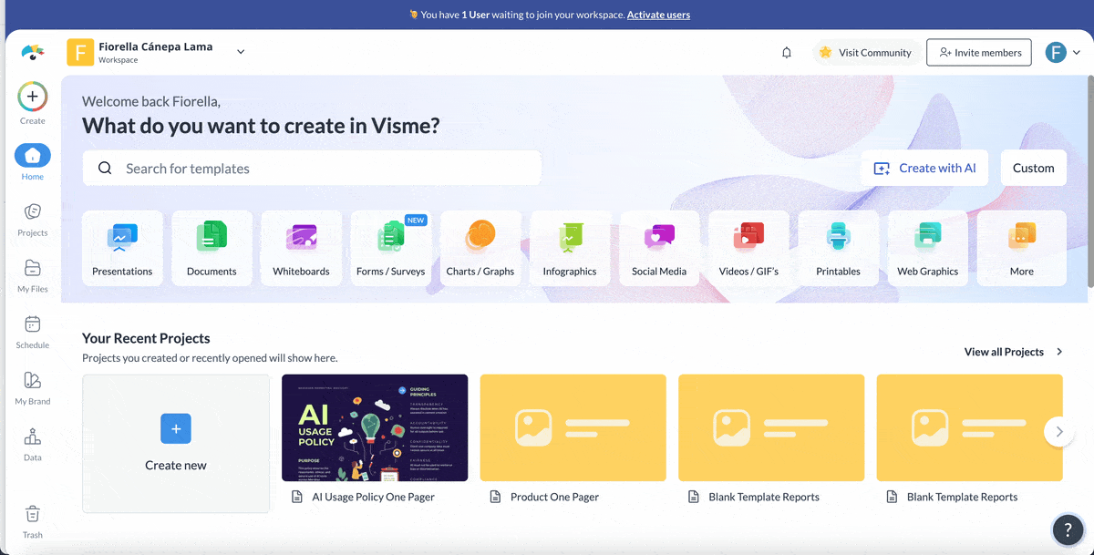 how to create interactive content - Pick a Template or Start From Blank