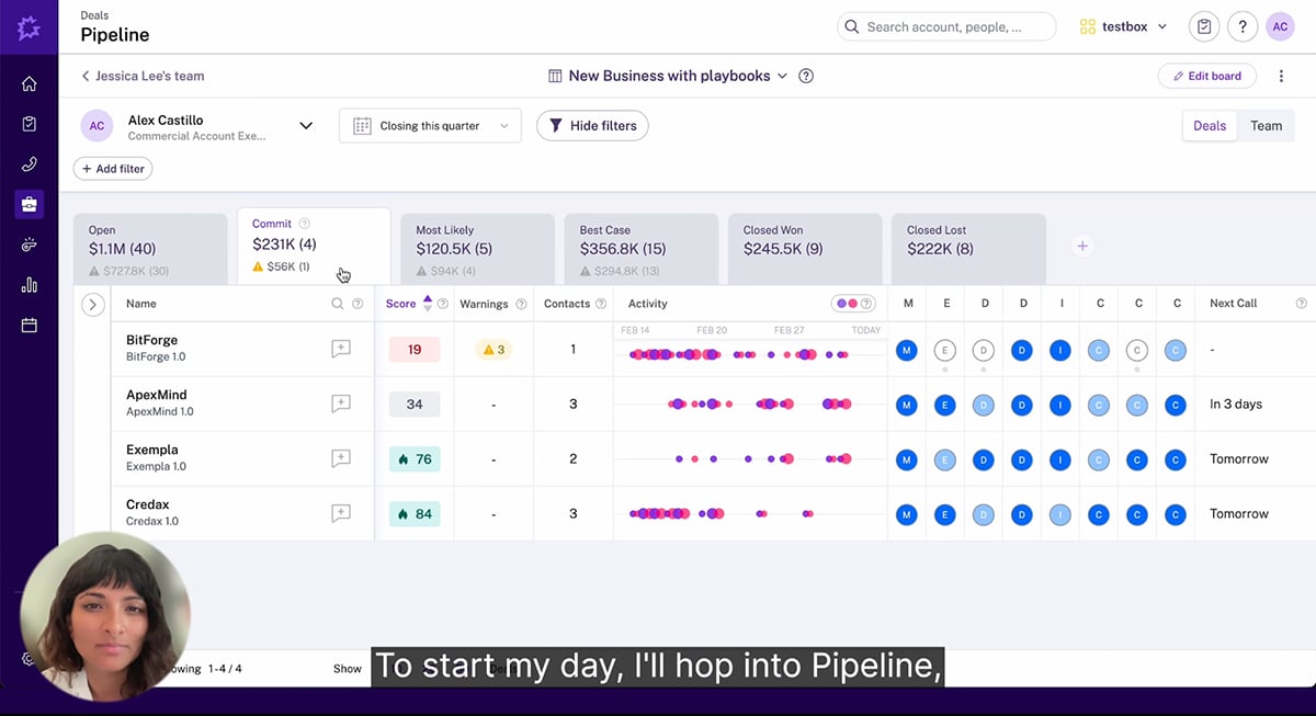 AI sales tools - Gong